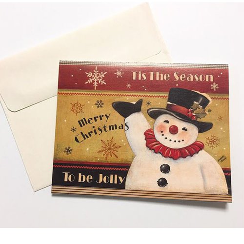 [LANG]크리스마스 카드-jolly snowman