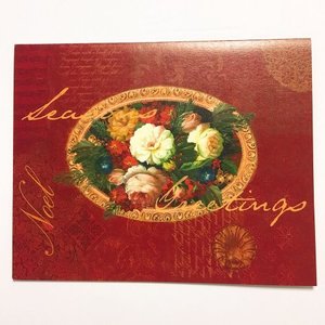 [LANG]크리스마스 카드-seasons greetings rose